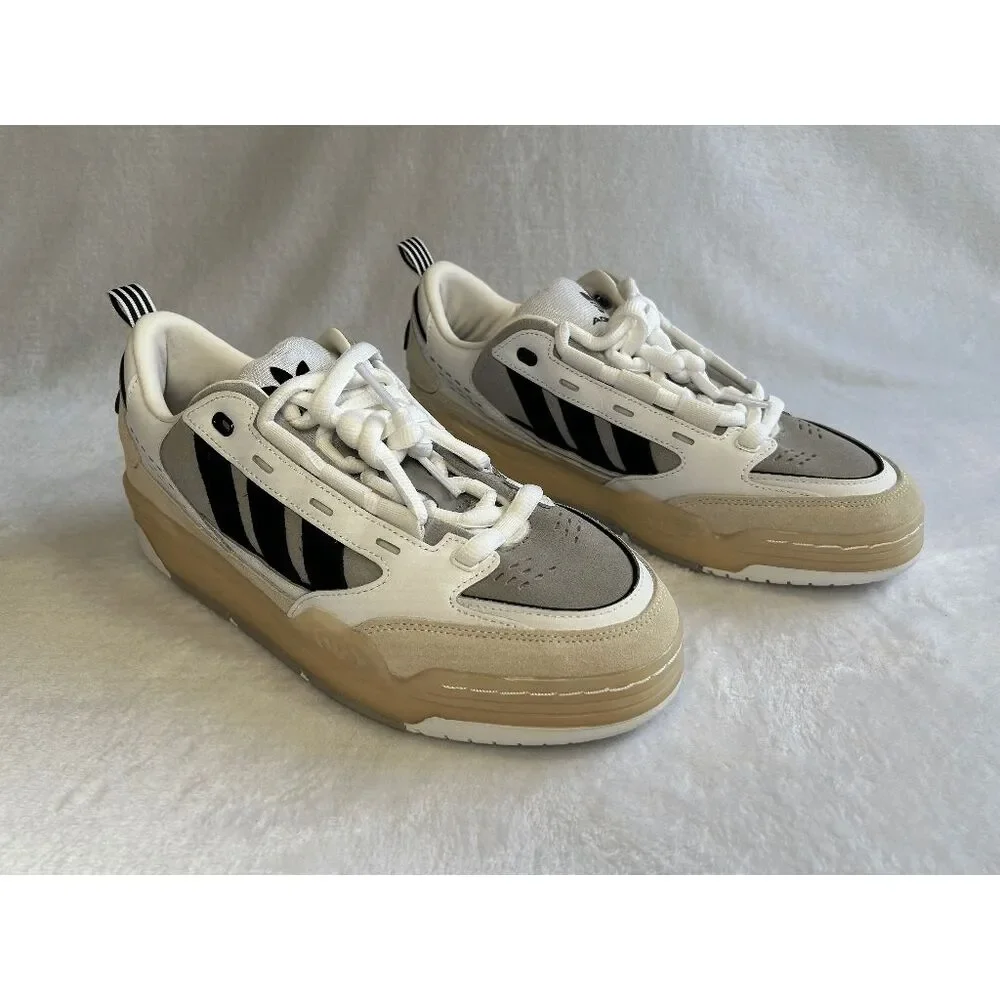 Adidas Originals Three Strip Street/Skater Sneaker, Men's Size 10.5 White NWOB